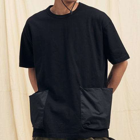 Boysnextdoor Oversize Patchwork Tshirt Black